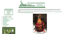 Desktop Screenshot of americangourdsociety.org